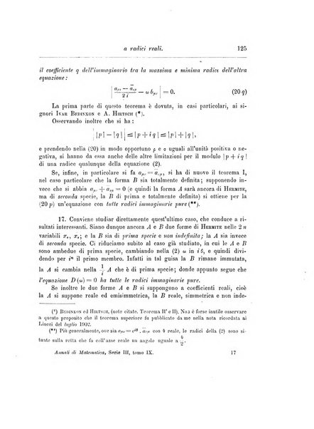 Annali di matematica pura ed applicata