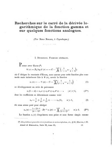 Annali di matematica pura ed applicata