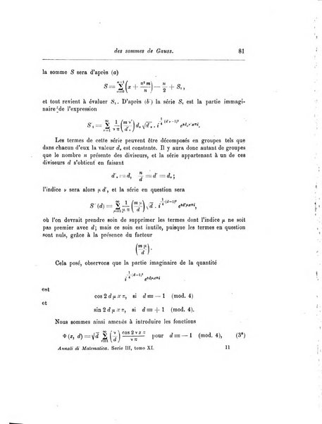 Annali di matematica pura ed applicata