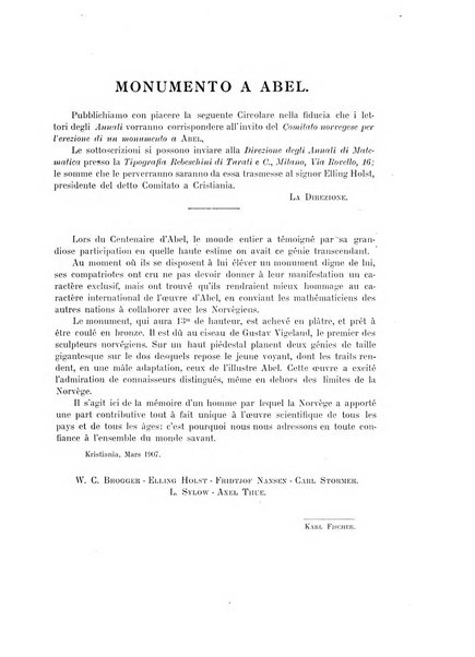 Annali di matematica pura ed applicata