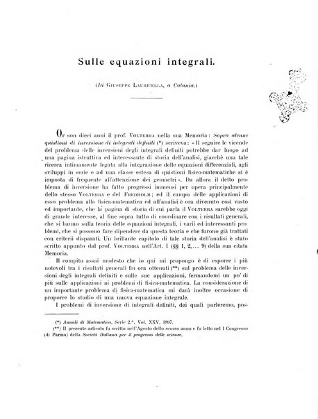 Annali di matematica pura ed applicata