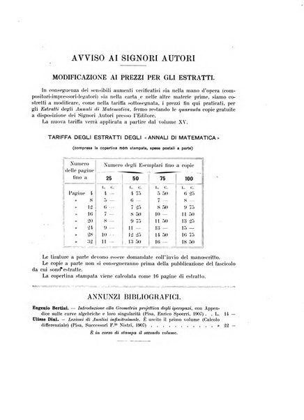 Annali di matematica pura ed applicata