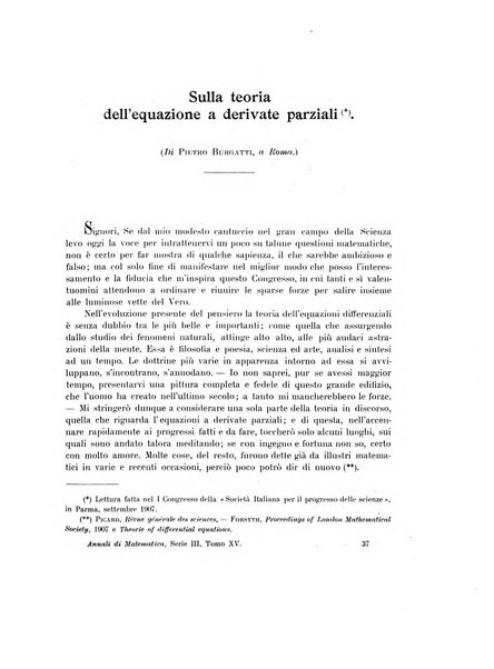 Annali di matematica pura ed applicata