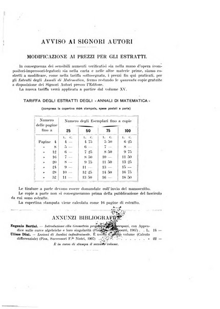 Annali di matematica pura ed applicata