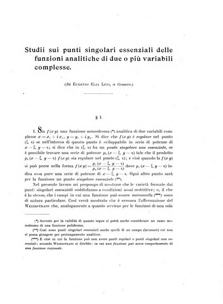 Annali di matematica pura ed applicata