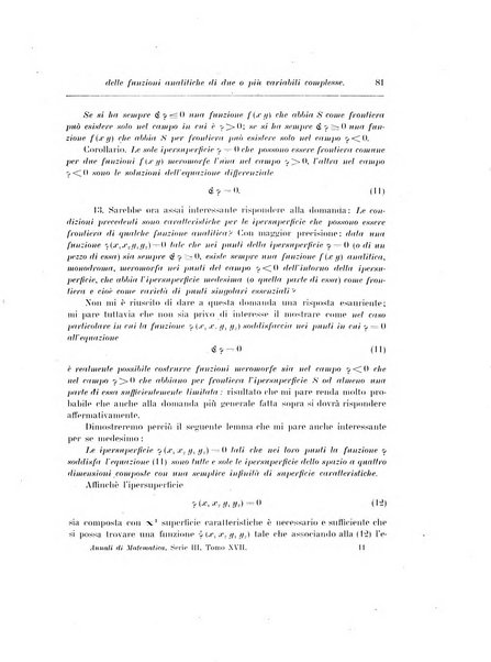 Annali di matematica pura ed applicata