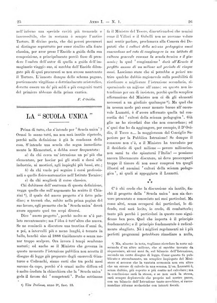 Atene e Roma bullettino della società italiana della diffusione e l'incoraggiamento degli studi classici