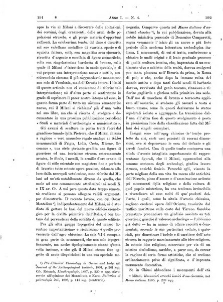 Atene e Roma bullettino della società italiana della diffusione e l'incoraggiamento degli studi classici