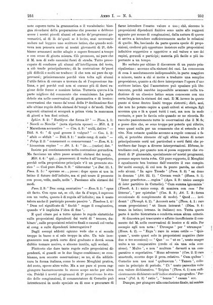 Atene e Roma bullettino della società italiana della diffusione e l'incoraggiamento degli studi classici