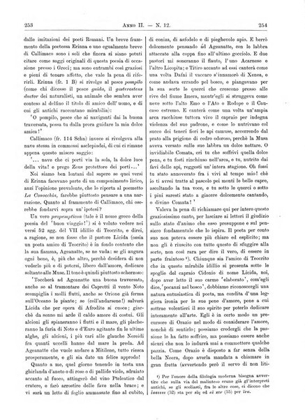 Atene e Roma bullettino della società italiana della diffusione e l'incoraggiamento degli studi classici