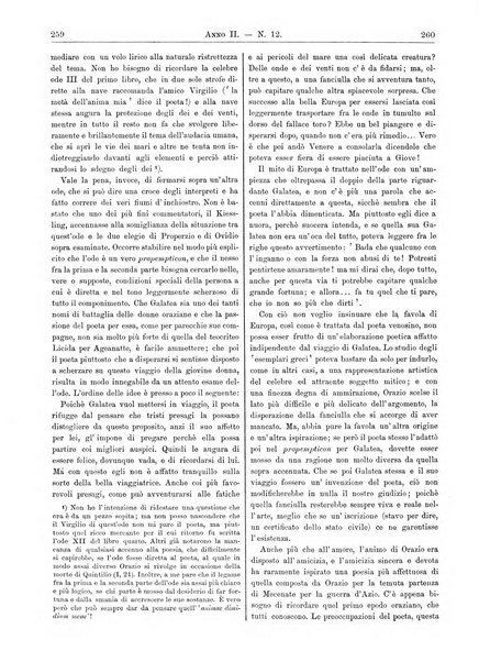 Atene e Roma bullettino della società italiana della diffusione e l'incoraggiamento degli studi classici