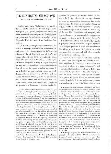 Atene e Roma bullettino della società italiana della diffusione e l'incoraggiamento degli studi classici