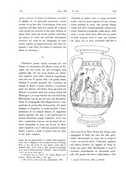 Atene e Roma bullettino della società italiana della diffusione e l'incoraggiamento degli studi classici