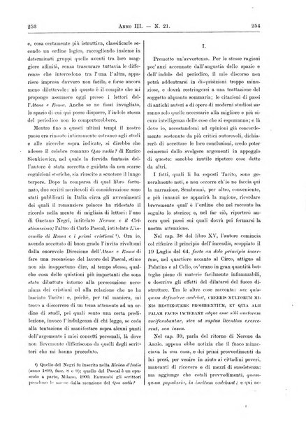 Atene e Roma bullettino della società italiana della diffusione e l'incoraggiamento degli studi classici