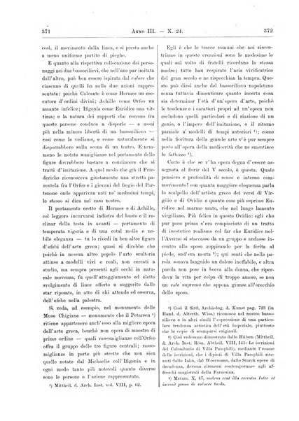 Atene e Roma bullettino della società italiana della diffusione e l'incoraggiamento degli studi classici