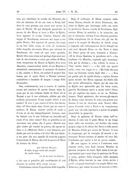 Atene e Roma bullettino della società italiana della diffusione e l'incoraggiamento degli studi classici