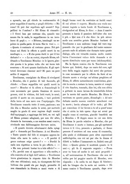 Atene e Roma bullettino della società italiana della diffusione e l'incoraggiamento degli studi classici