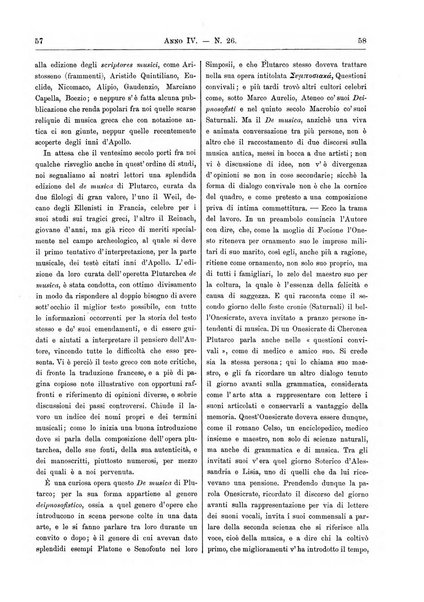 Atene e Roma bullettino della società italiana della diffusione e l'incoraggiamento degli studi classici