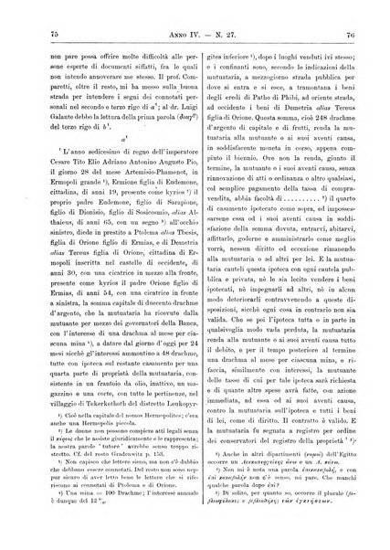 Atene e Roma bullettino della società italiana della diffusione e l'incoraggiamento degli studi classici