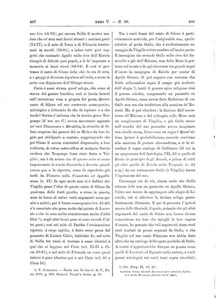 Atene e Roma bullettino della società italiana della diffusione e l'incoraggiamento degli studi classici