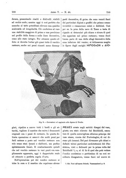 Atene e Roma bullettino della società italiana della diffusione e l'incoraggiamento degli studi classici