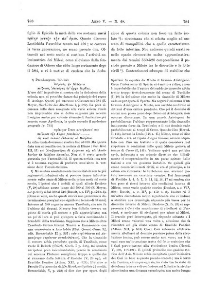 Atene e Roma bullettino della società italiana della diffusione e l'incoraggiamento degli studi classici