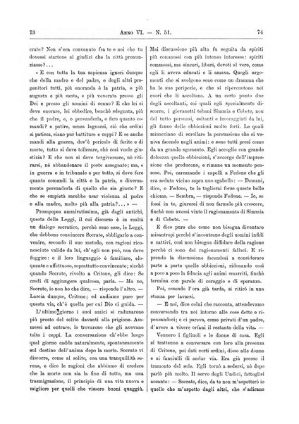 Atene e Roma bullettino della società italiana della diffusione e l'incoraggiamento degli studi classici