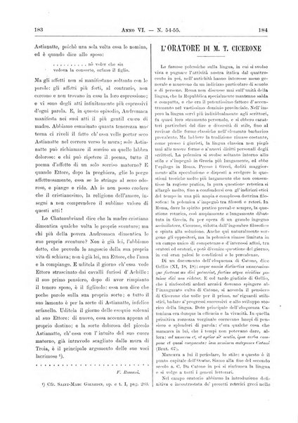 Atene e Roma bullettino della società italiana della diffusione e l'incoraggiamento degli studi classici