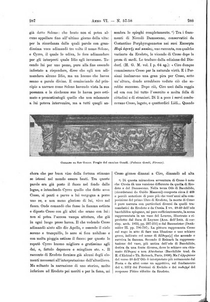 Atene e Roma bullettino della società italiana della diffusione e l'incoraggiamento degli studi classici