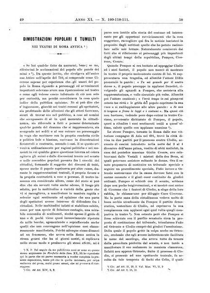 Atene e Roma bullettino della società italiana della diffusione e l'incoraggiamento degli studi classici