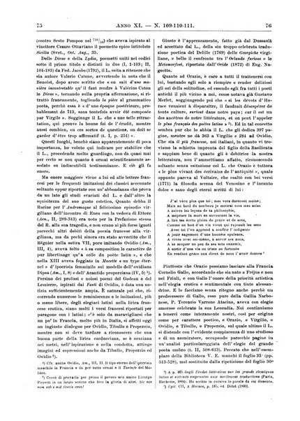 Atene e Roma bullettino della società italiana della diffusione e l'incoraggiamento degli studi classici