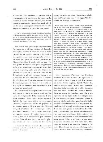 Atene e Roma bullettino della società italiana della diffusione e l'incoraggiamento degli studi classici