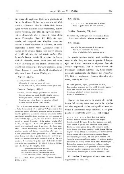 Atene e Roma bullettino della società italiana della diffusione e l'incoraggiamento degli studi classici