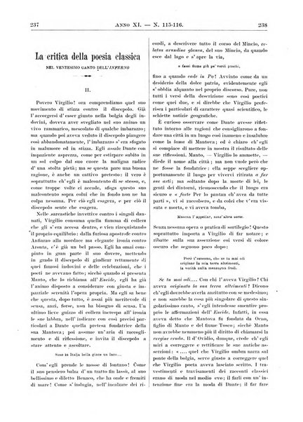 Atene e Roma bullettino della società italiana della diffusione e l'incoraggiamento degli studi classici