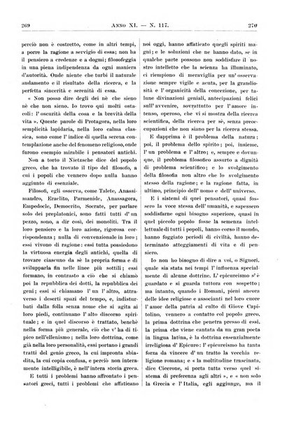 Atene e Roma bullettino della società italiana della diffusione e l'incoraggiamento degli studi classici