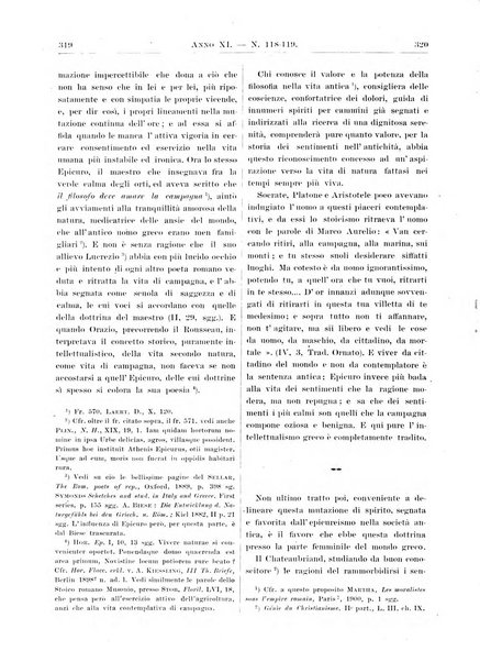 Atene e Roma bullettino della società italiana della diffusione e l'incoraggiamento degli studi classici