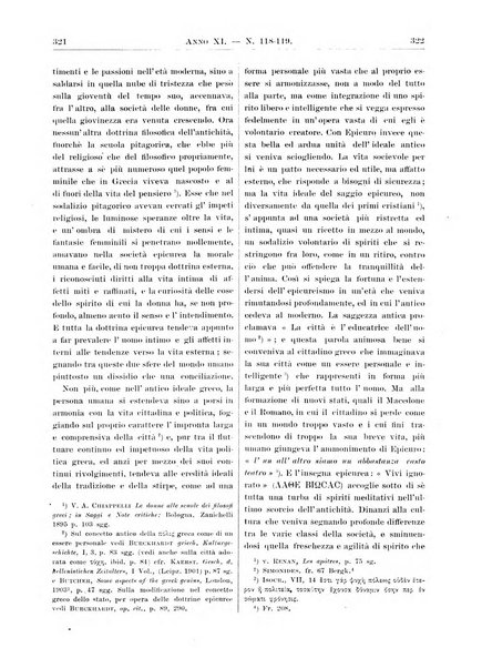 Atene e Roma bullettino della società italiana della diffusione e l'incoraggiamento degli studi classici