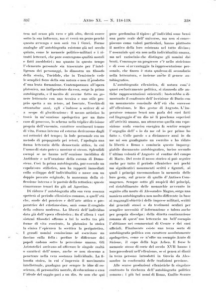 Atene e Roma bullettino della società italiana della diffusione e l'incoraggiamento degli studi classici