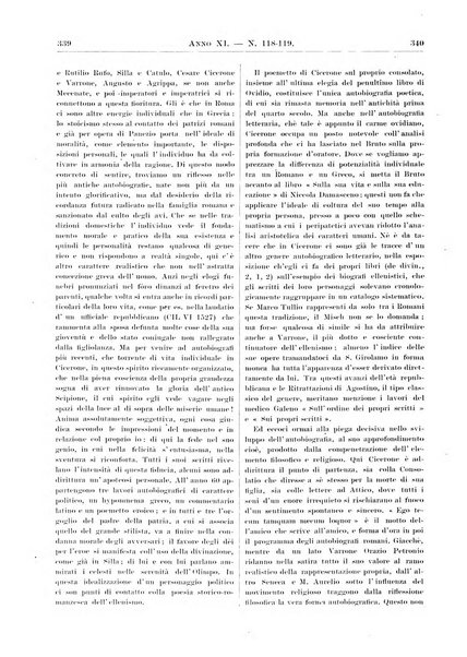 Atene e Roma bullettino della società italiana della diffusione e l'incoraggiamento degli studi classici