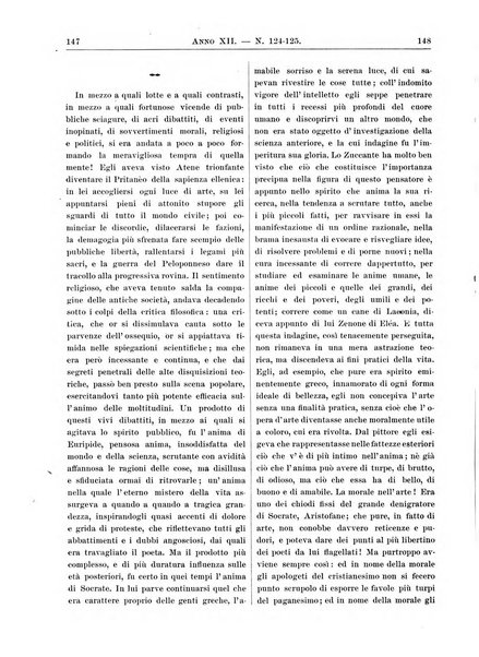 Atene e Roma bullettino della società italiana della diffusione e l'incoraggiamento degli studi classici