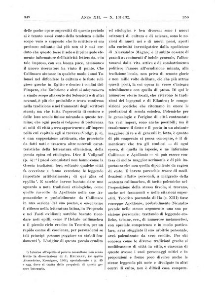 Atene e Roma bullettino della società italiana della diffusione e l'incoraggiamento degli studi classici