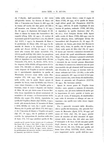 Atene e Roma bullettino della società italiana della diffusione e l'incoraggiamento degli studi classici