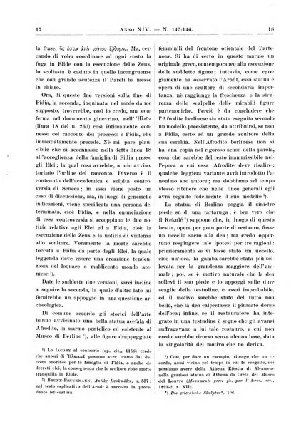 Atene e Roma bullettino della società italiana della diffusione e l'incoraggiamento degli studi classici