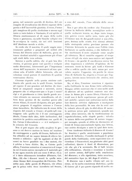 Atene e Roma bullettino della società italiana della diffusione e l'incoraggiamento degli studi classici