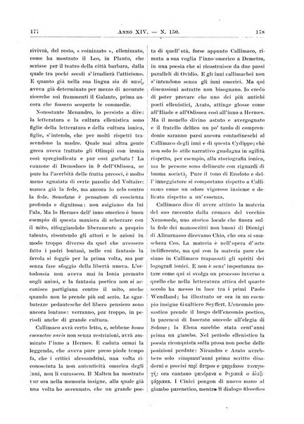 Atene e Roma bullettino della società italiana della diffusione e l'incoraggiamento degli studi classici