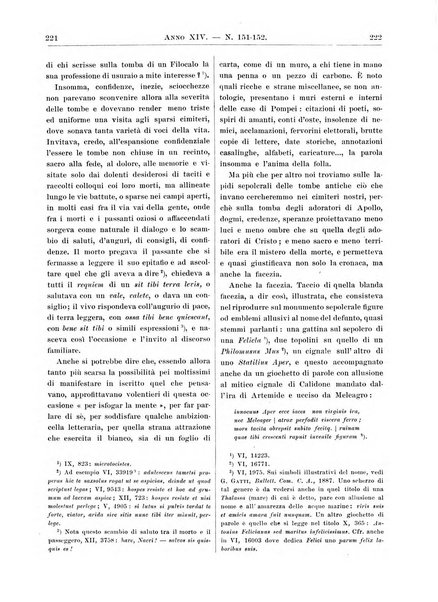 Atene e Roma bullettino della società italiana della diffusione e l'incoraggiamento degli studi classici