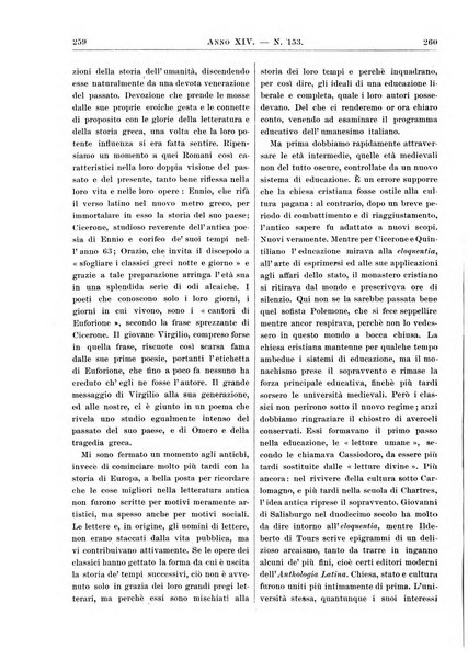 Atene e Roma bullettino della società italiana della diffusione e l'incoraggiamento degli studi classici