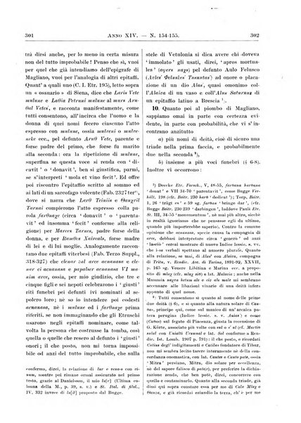 Atene e Roma bullettino della società italiana della diffusione e l'incoraggiamento degli studi classici