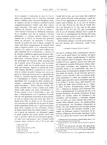 Atene e Roma bullettino della società italiana della diffusione e l'incoraggiamento degli studi classici