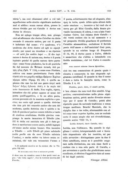 Atene e Roma bullettino della società italiana della diffusione e l'incoraggiamento degli studi classici